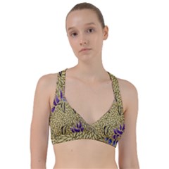 Traditional Art Batik Pattern Sweetheart Sports Bra by BangZart