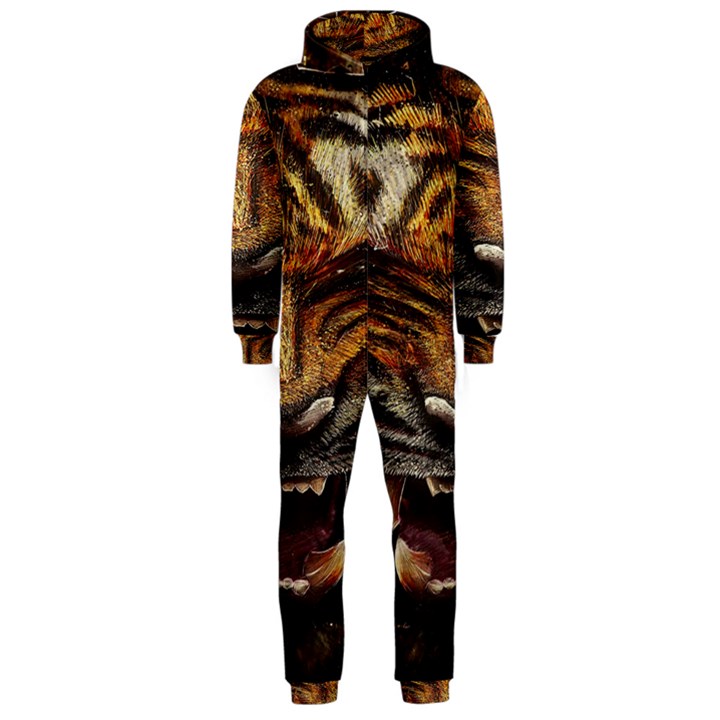 Tiger Face Hooded Jumpsuit (Men) 