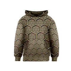 Texture Hexagon Pattern Kids  Pullover Hoodie