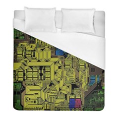 Technology Circuit Board Duvet Cover (full/ Double Size)