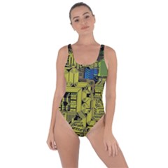 Technology Circuit Board Bring Sexy Back Swimsuit by BangZart