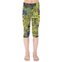 Technology Circuit Board Kids  Capri Leggings  View1