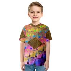 Technology Circuit Pentium Die Kids  Sport Mesh Tee