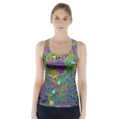 Starbursts Biploar Spring Colors Nature Racer Back Sports Top