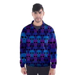 Skull Pattern Wallpaper Wind Breaker (men)