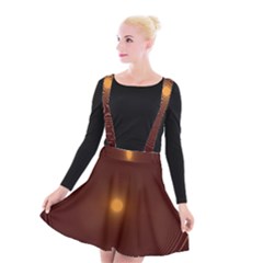 Spiral Vintage Suspender Skater Skirt