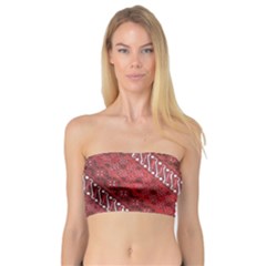 Red Batik Background Vector Bandeau Top by BangZart