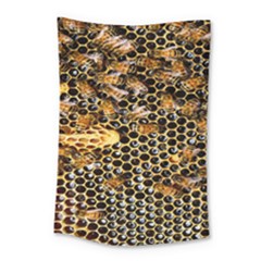 Queen Cup Honeycomb Honey Bee Small Tapestry