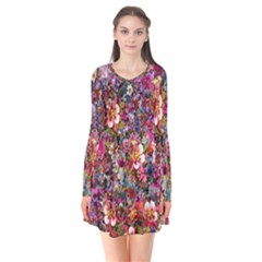 Psychedelic Flower Flare Dress