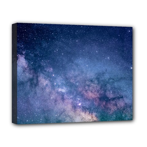 Galaxy Nebula Astro Stars Space Deluxe Canvas 20  X 16   by paulaoliveiradesign