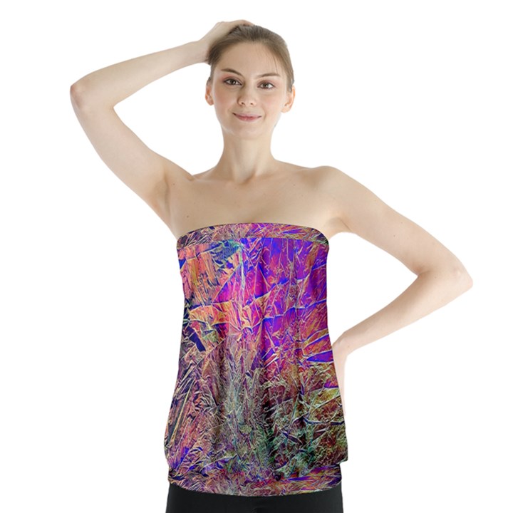 Poetic Cosmos Of The Breath Strapless Top