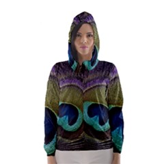 Peacock Feather Hooded Wind Breaker (women) by BangZart