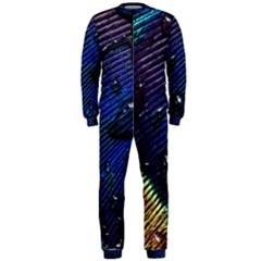 Peacock Feather Retina Mac Onepiece Jumpsuit (men)  by BangZart