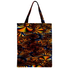 Pattern Bright Zipper Classic Tote Bag