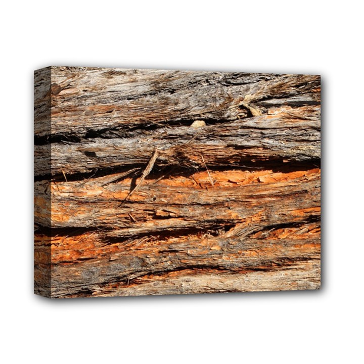 Natural Wood Texture Deluxe Canvas 14  x 11 