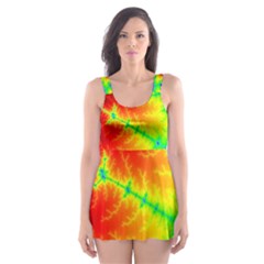 Misc Fractals Skater Dress Swimsuit by BangZart
