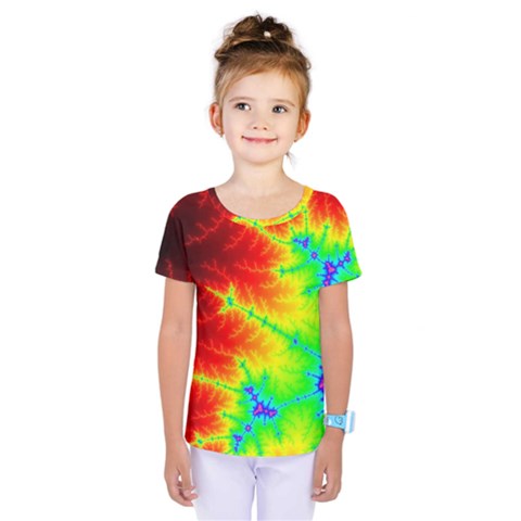 Misc Fractals Kids  One Piece Tee by BangZart