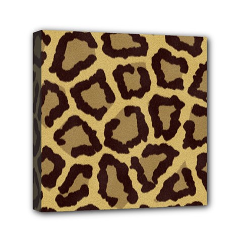 Leopard Mini Canvas 6  X 6  by BangZart