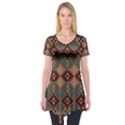 Knitted Pattern Short Sleeve Tunic  View1