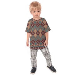 Knitted Pattern Kids Raglan Tee