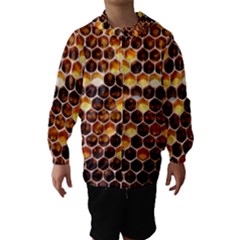 Honey Honeycomb Pattern Hooded Wind Breaker (kids)