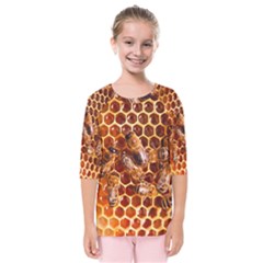 Honey Bees Kids  Quarter Sleeve Raglan Tee