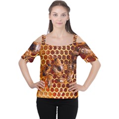 Honey Bees Cutout Shoulder Tee