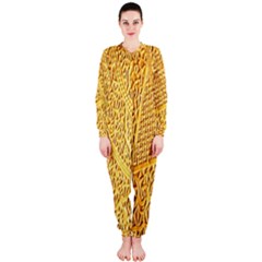 Gold Pattern Onepiece Jumpsuit (ladies) 