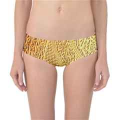 Gold Pattern Classic Bikini Bottoms