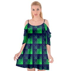 Fractal Cutout Spaghetti Strap Chiffon Dress by BangZart