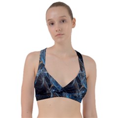 Fractal Tangled Minds Sweetheart Sports Bra by BangZart