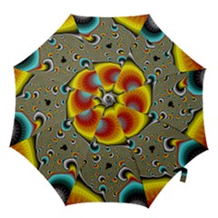 Fractals Random Bluray Hook Handle Umbrellas (large) by BangZart