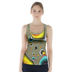 Fractals Random Bluray Racer Back Sports Top