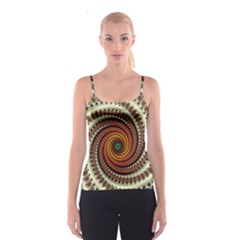 Fractal Pattern Spaghetti Strap Top