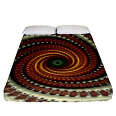 Fractal Pattern Fitted Sheet (king Size)