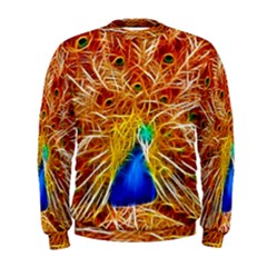 Fractal Peacock Art Men s Sweatshirt