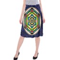 Flower Of Life Universal Mandala Midi Beach Skirt View1