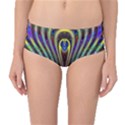 Curves Color Abstract Mid-Waist Bikini Bottoms View1