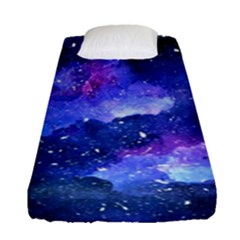 Galaxy Fitted Sheet (single Size) by Kathrinlegg