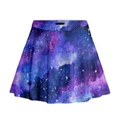 Galaxy Mini Flare Skirt by Kathrinlegg