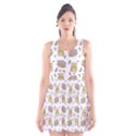 Cute Hamster Pattern Scoop Neck Skater Dress View1