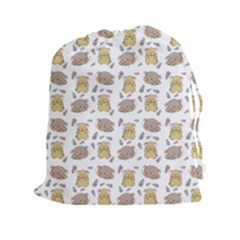 Cute Hamster Pattern Drawstring Pouches (xxl)