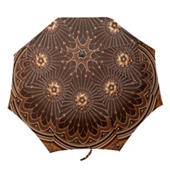 Decorative Antique Gold Folding Umbrellas by BangZart