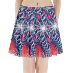 Creative Abstract Pleated Mini Skirt