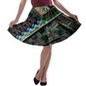 Computer Ram Tech A-line Skater Skirt View1