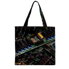 Computer Ram Tech Zipper Grocery Tote Bag by BangZart