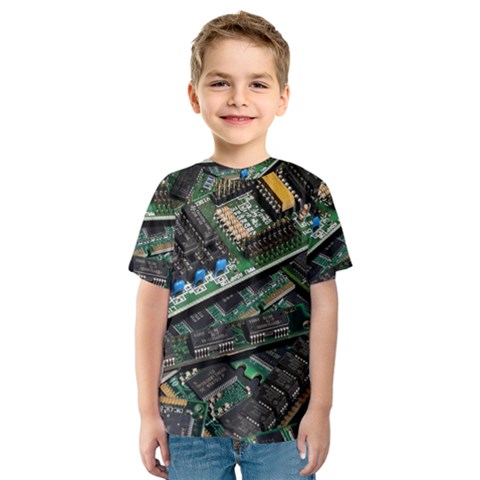 Computer Ram Tech Kids  Sport Mesh Tee by BangZart