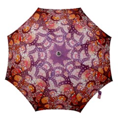 Colorful Art Traditional Batik Pattern Hook Handle Umbrellas (medium)