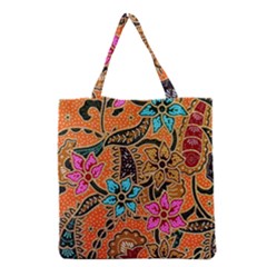 Colorful The Beautiful Of Art Indonesian Batik Pattern(1) Grocery Tote Bag