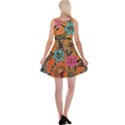 Colorful The Beautiful Of Art Indonesian Batik Pattern(1) Reversible Velvet Sleeveless Dress View2